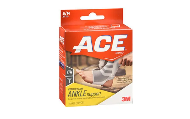 Ace, Ace Compression Ankle Support Small - Medium, 1 Each