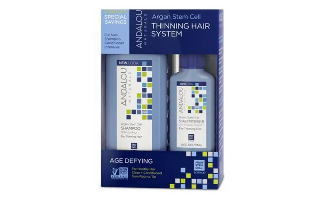 Andalou Naturals - Argan Stem Cell Age Defying Thinning Hair System