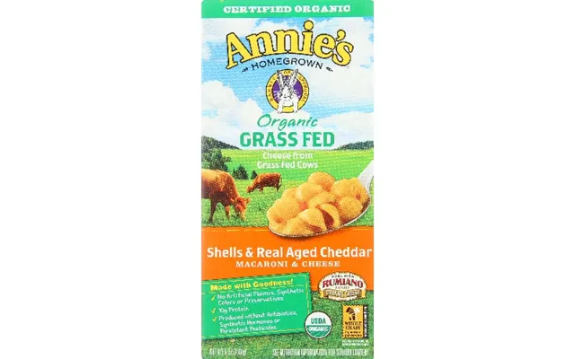 Annie's Homegrown - Mac & Chs Shell Aged Chdr