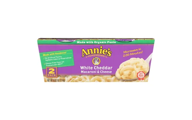 Annie's Homegrown - White Cheddar Macaroni Cheese Pasta Cup