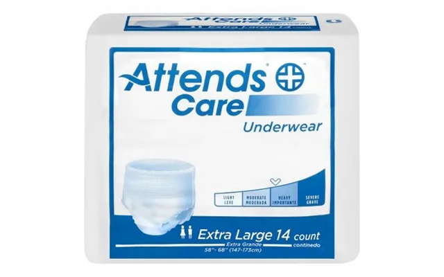 Attends - Disposable Underwear Pull On With Tear Away Seams X-large Disposable Heavy Absorbency