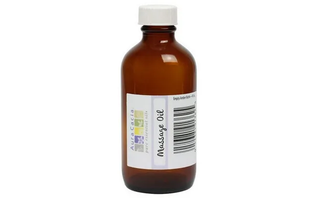 Aura Cacia - Empty Amber Bottle With Writeable Label