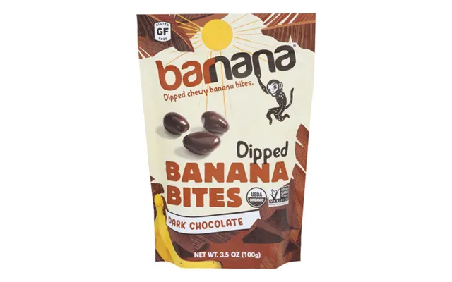 Barnana - Dipped Banana Bites Dark Chocolate