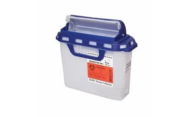 Becton Dickinson - Pharmaceutical Waste Container White Base 12 H X 12 W X 4-4 5 D Inch Horizontal Entry