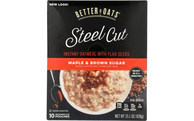 Better Oats - Oats Steel Mapl&brn Sgr