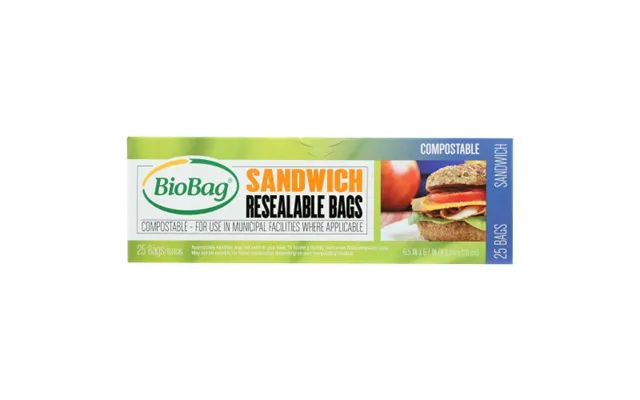 Biobag - Bag Sdwch Comp Rsbl 25ct