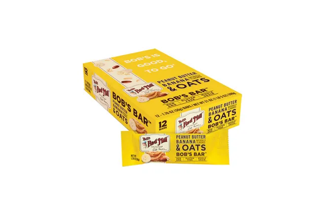 Bobs Red Mill - Peanut Butter Banana And Oats Bob's Bar