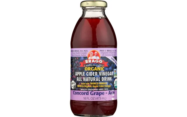 Bragg - Organic Apple Cider Vinegar Refreshers Prebiotic Concord Grape & Hibiscus