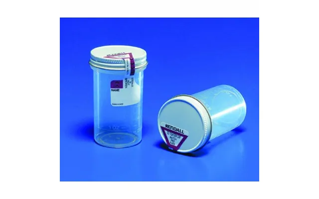 Cardinal - Specimen Container Precision 2 X 3-1 2 Inch Plastic Screw Cap 120 Ml 4 Oz