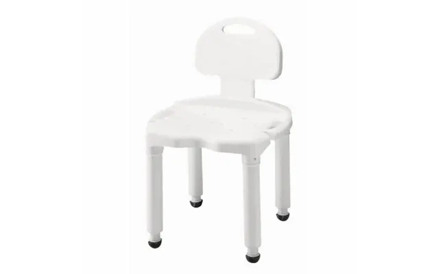 Carex - Shower Bench Carex Without Arms Plastic Frame With Backrest 16 To 21 Inch Height