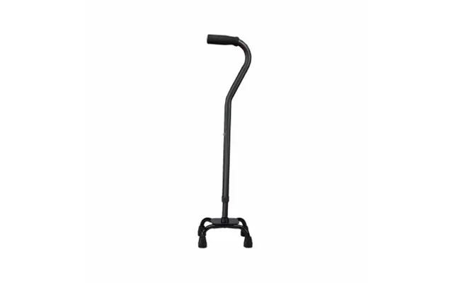Carex - Small Base Quad Cane Carex Aluminum 28 To 37 Inch Height Black