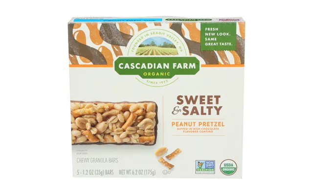 Cascadian Farm - Bar Pnut Prtzl Swt Salty