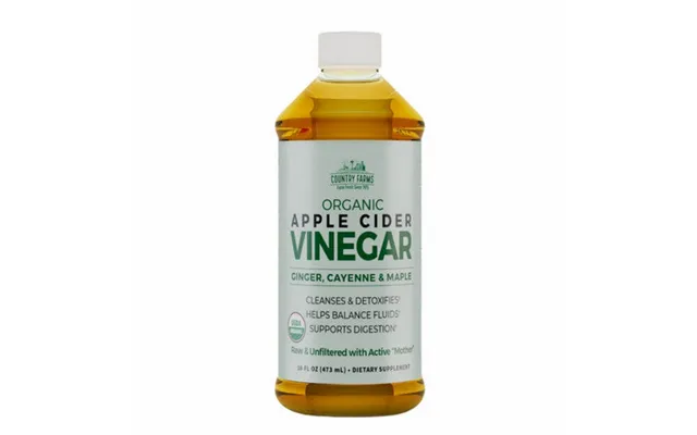 Country Farms - Organic Apple Cider Vinegar With Ginger Cayenne And Maple