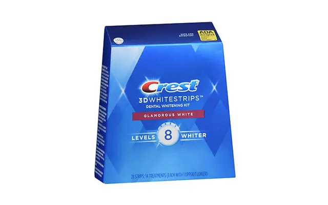 Crest - 3d Whitestrips Dental Whitening Kit Glamorous White