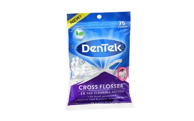 Dentek - Cross Flossers Plaque Control Mouthwash Blast