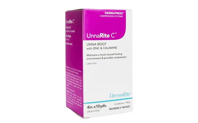 Dermarite - Unna Boot Unnarite Zinc Oxide 4 Inch X 10 Yard