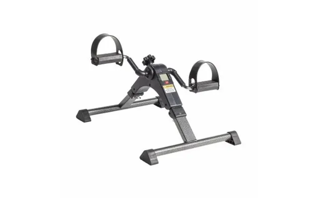 Drive Medical - Pedal Exerciser Drive Portable Adjustable Resistance Levels 13-1 2 X 14-1 2 Inch Black Silver