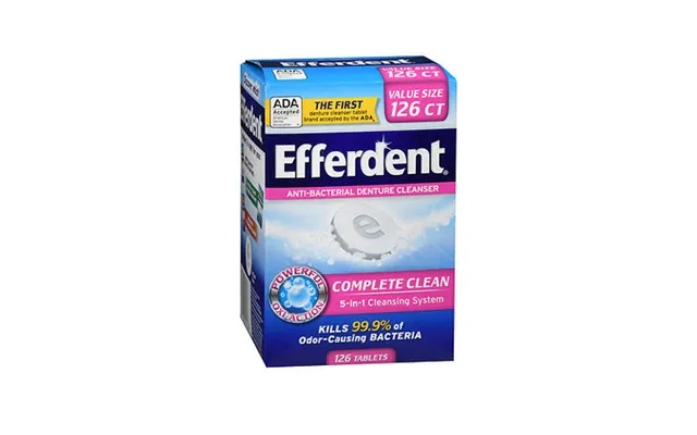 Efferdent - Anti-bacterial Denture And Retainer Cleanser Complete Clean