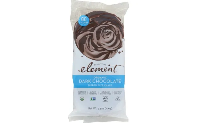 Element Snacks - Rice Cake Dk Choc Organic