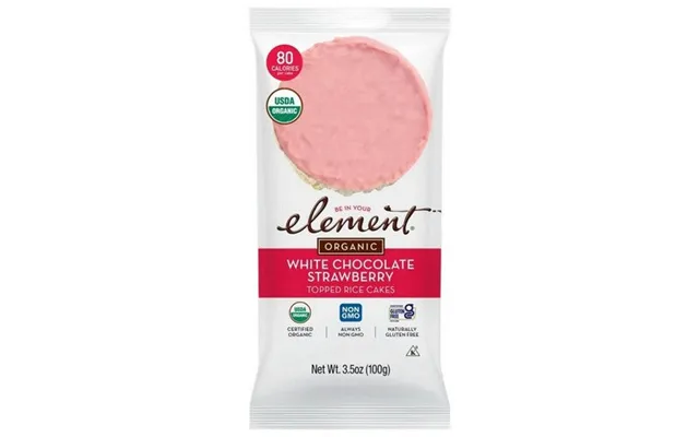 Element Snacks - Rice Cake Strwb N Crm Org