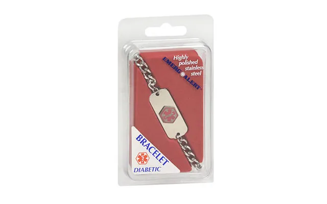 Emerg Alert - Emergency Medical Identification Bracelet For Diabetic
