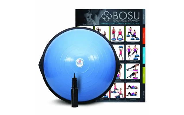 Fabrication Enterprises - Exercise Dome Bosu Home Balance Trainer Inflatable 25 Inch Diameter 4 X 26 X 26 Inch Blue