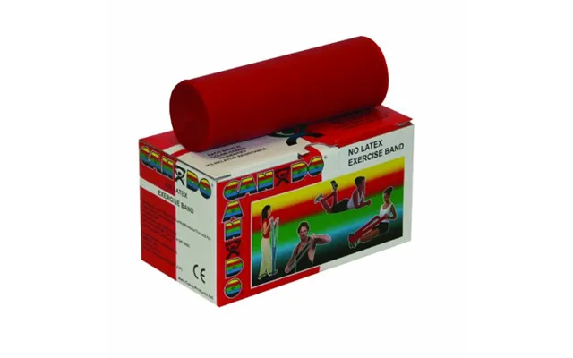Fabrication Enterprises - Exercise Resistance Band Red 5 Inch X 6 Yard Light Resistance 10-5612