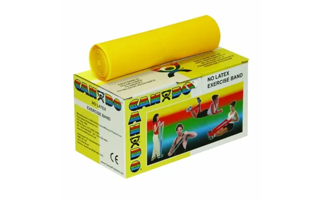 Fabrication Enterprises - Exercise Resistance Band Yellow 5 Inch X 6 Yard X-light Resistance 10-5611