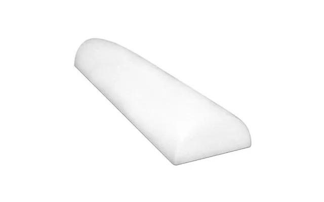 Fabrication Enterprises - Half-round Therapy Foam Roller White Polyethylene Foam 6 X 36 Inch 30-2110