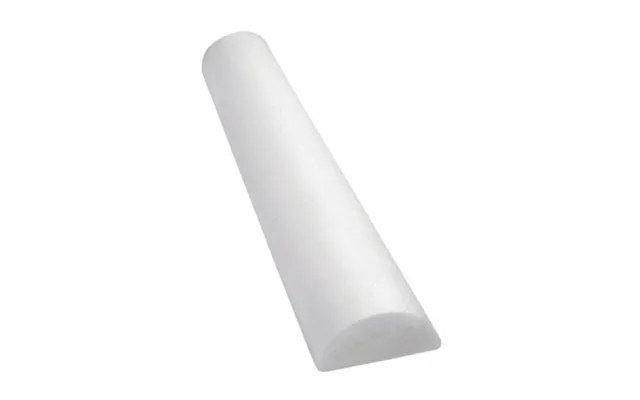 Fabrication Enterprises - Half-round Therapy Foam Roller White Polyethylene Foam 6 X 36 Inch 30-2340