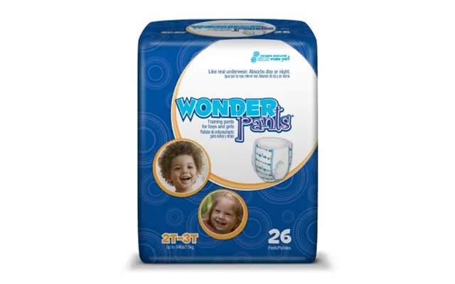 First Quality - Unisex Toddler Training Pants Pull On With Tear Away Seams Size 2t To 3t Disposable Heavy Absorbency