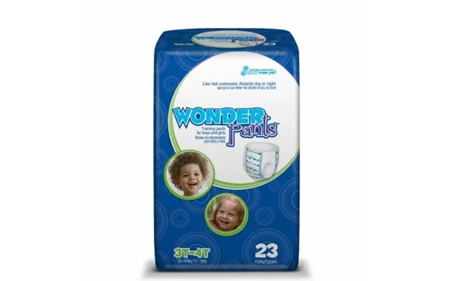 First Quality - Unisex Toddler Training Pants Pull On With Tear Away Seams Size 3t To 4t Disposable Heavy Absorbency