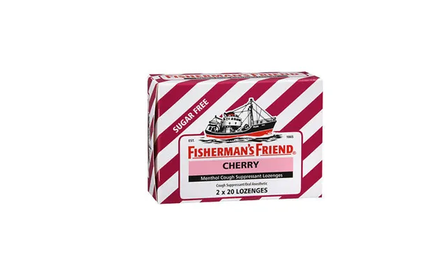 Fisherman's Friend - Menthol Cough Suppressant Oral Anesthetic Lozenges Sugar Free Cherry