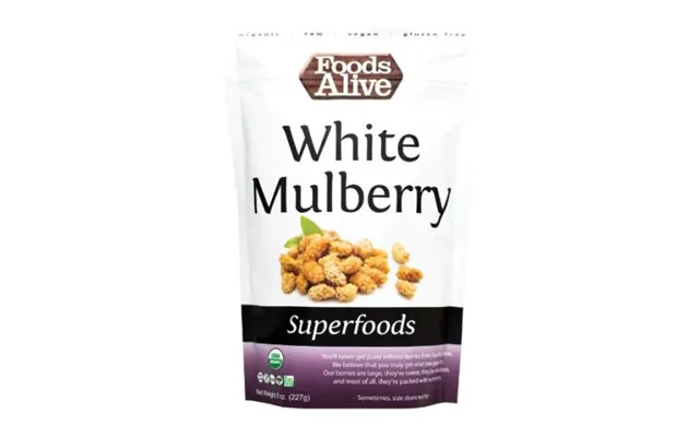Foods Alive - Organic White Mulberries Dried