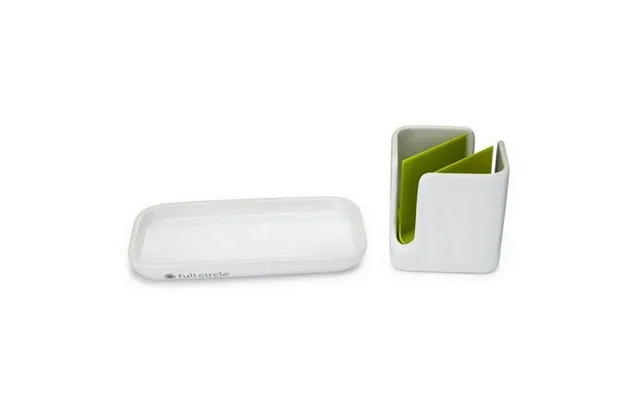 Full Circle Home - Ceramic Sink Caddy White
