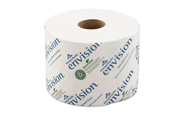 Georgia Pacific - Toilet Tissue Envision White 2-ply Standard Size Cored Roll 1000 Sheets 3-9 10 X 4 Inch