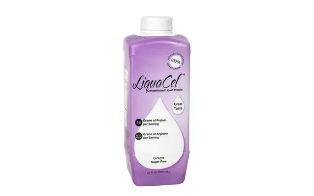 Global Health Products In - Oral Protein Supplement Liquacel Grape Flavor 32 Oz
