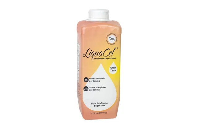 Global Health Products In - Oral Protein Supplement Liquacel Peach Mango Flavor 32 Oz