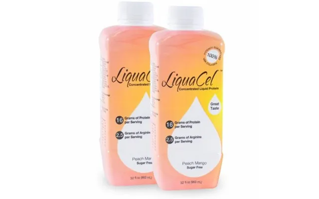 Global Health Products In - Oral Protein Supplement Liquacel Peach Mango Flavor 32 Oz