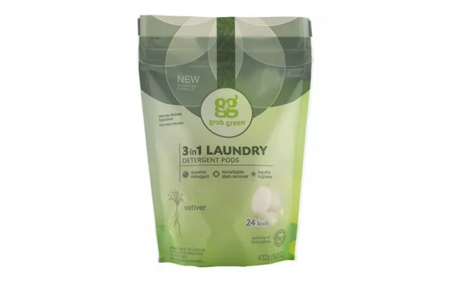 Grab Green - 3 In 1 Laundry Detergent Pods Vetiver