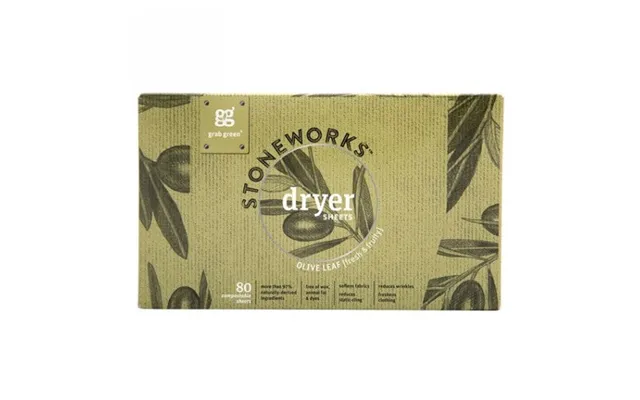 Grab Green - Stoneworks Dryer Sheets Olive Leaf
