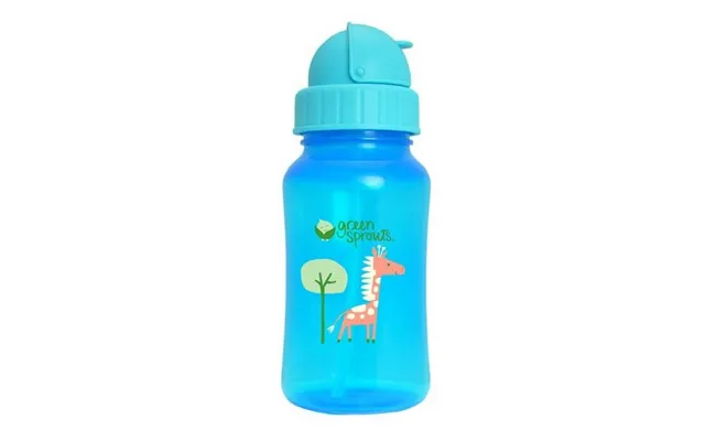 Green Sprouts - Aqua Bottle With Straw Cup