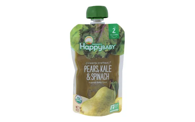 Happy Baby Food - Clearly Crafted Apples Kale And Avocados Stage-2