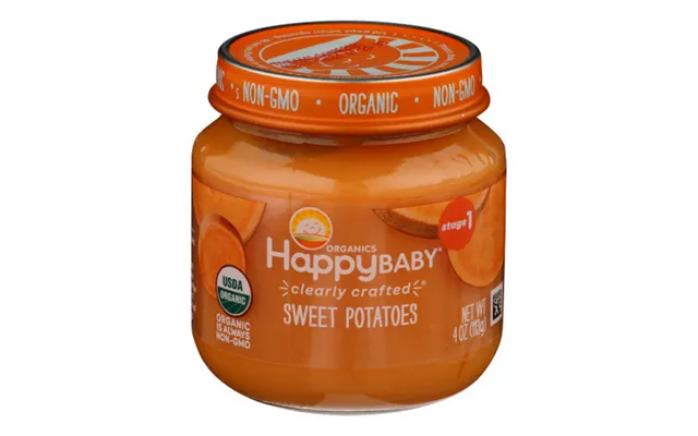Happy Baby Food - Clearly Crafted Sweet Potatoes Stage-1