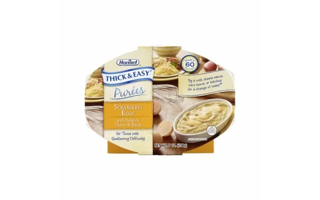 Hormel - Puree Thick & Easy Purees Container Tray Scrambled Eggs Potatoes Flavor Ready To Use Puree