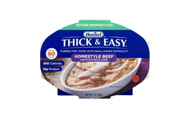 Hormel - Thickened Food Tray Beef With Potatoes 160747
