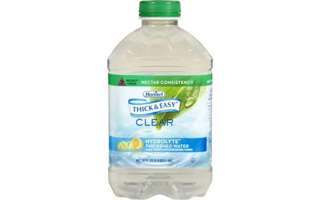 Hormel - Thickened Water Thick & Easy Hydrolyte Container Bottle Lemon Flavor Ready To Use Nectar Co