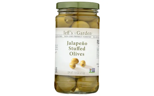 Jeff's Gardenpatak - Jalapeno Stuffed Olives