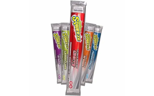 Kent Precision Foods - Electrolyte Replenishment Freeze Pop Sqwincher Squeeze Assorted Flavors 3 Oz