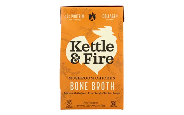 Kettle And Fire - Bone Broth Mushroom Chicken